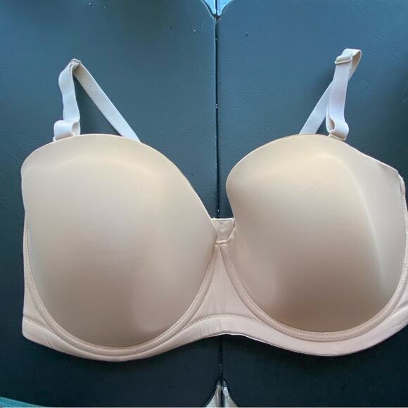 DELIMIRA Underwire Nude Bra High Lift 40F - Picture 1 of 9